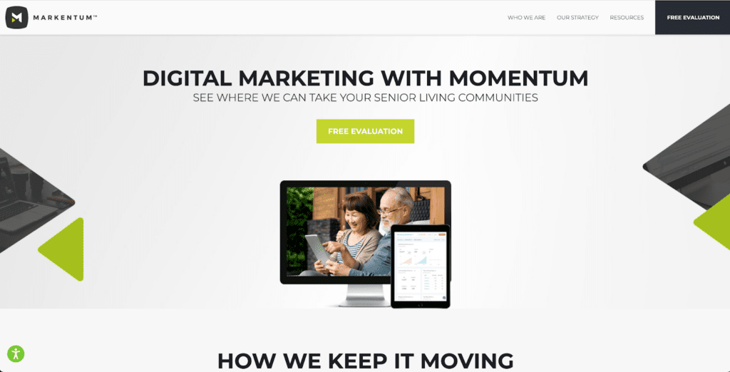 Markentum (marketing + momentum) is a digital marketing agency 