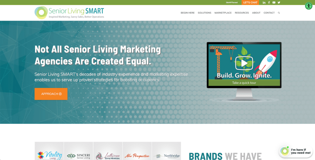 Senior Living SMART is a marketing agency with decades of experience
